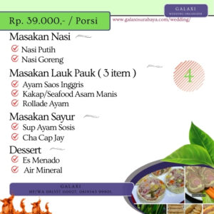 39.000 Galaxi Catering Surabaya