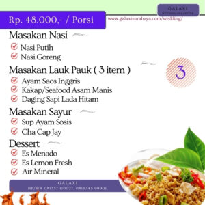48.000 Galaxi Catering Surabaya